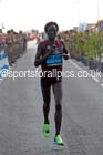 Edna Kiplagat finishing the womens 2014 BUPA Great North Run. Photo: David T. Hewitson/Sports for All Pics
